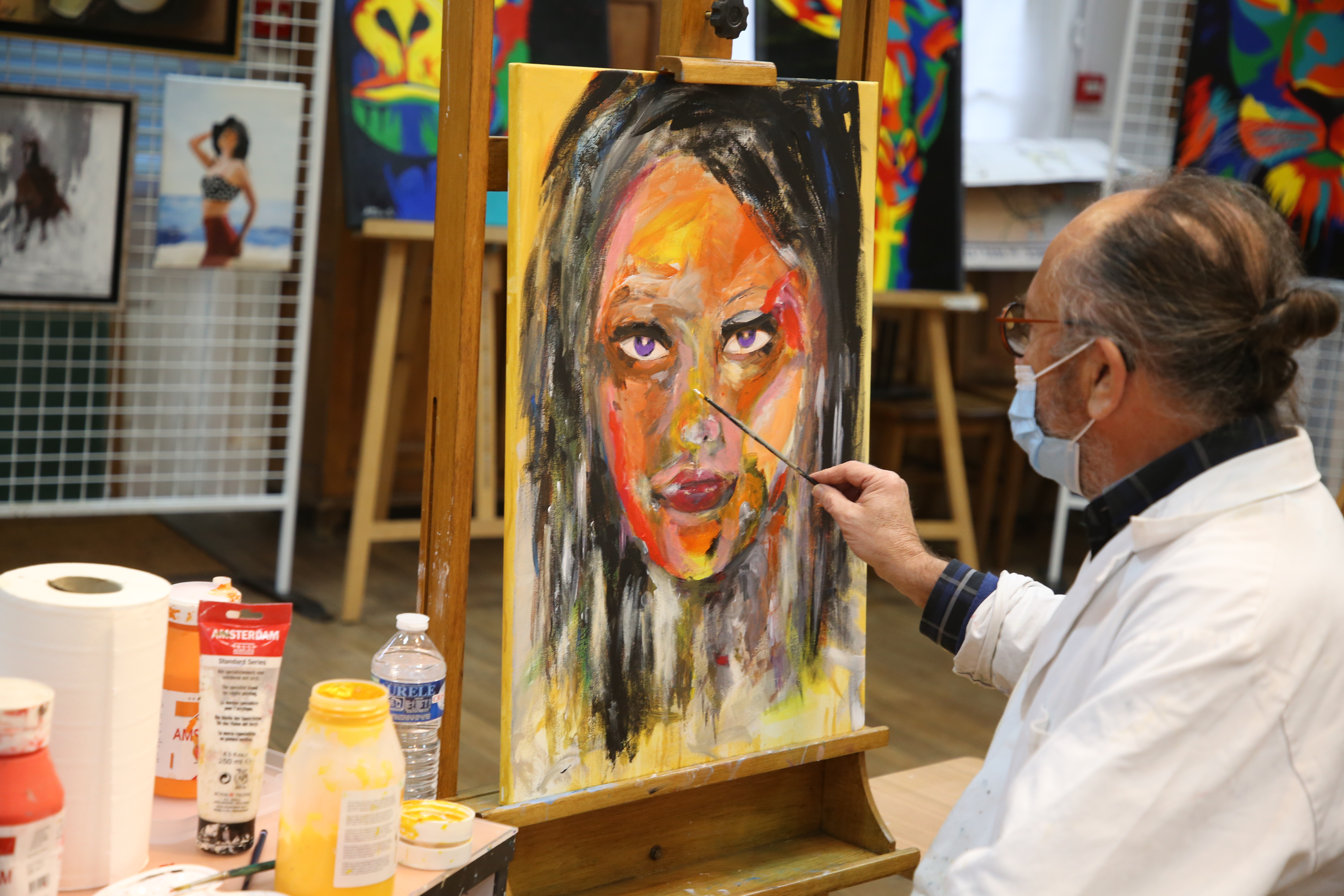 Atelier peinture Maison de la Mémoire