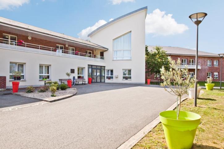 Face de l’ EHPAD Gisèle-Hernu, Les jardins de Liévin