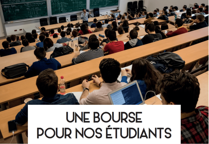 Une bourse pour nos étudiants